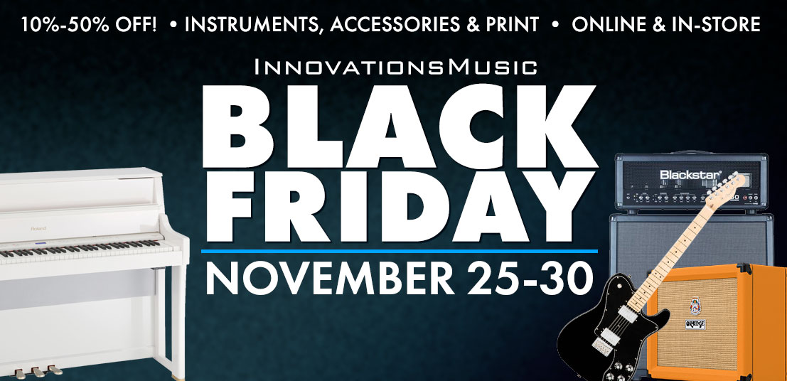 Black Friday Deals at Innovations Music