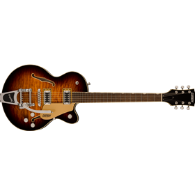 G5655T-QM Electromatic® Center Block Jr. Single-Cut Quilted Maple with Bigsby®, Sweet Tea