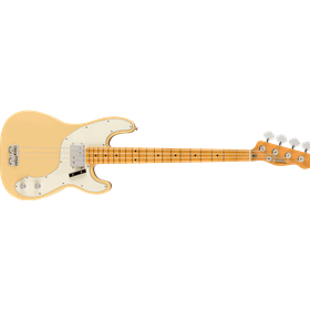 Vintera® II '70s Telecaster® Bass, Maple Fingerboard, Vintage White