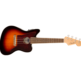 Fullerton Jazzmaster® Uke, Walnut Fingerboard, Tortoiseshell Pickguard, 3-Color Sunburst