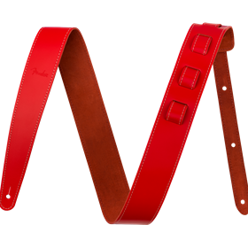2" Essentials Leather Strap, Red