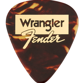 Fender® and Wrangler® Picks, 351 Shape, Tortoiseshell, (8)