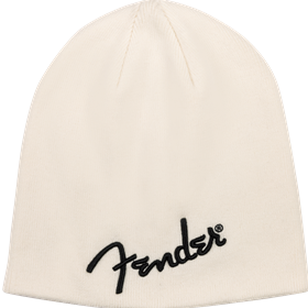 Fender® Logo Beanie, Arctic White, One Size