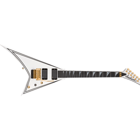 MJ Series Rhoads RR24MG, Ebony Fingerboard, White with Black Pinstripes