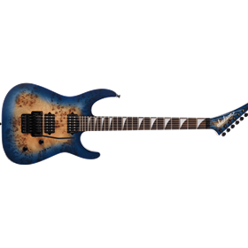 MJ Series Dinky® DKRP, Ebony Fingerboard, Transparent Blue Burst