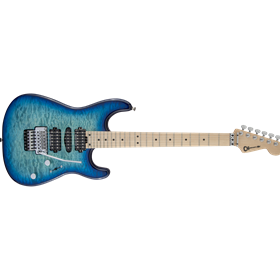 MJ San Dimas® Style 1 HSH FR M QM, Maple Fingerboard, Caribbean Burst