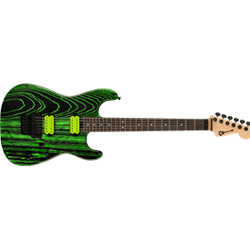 Pro-Mod San Dimas® Style 1 HH FR E Ash, Ebony Fingerboard, Green Glow