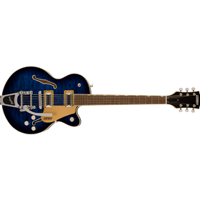 G5655T-QM Electromatic® Center Block Jr. Single-Cut Quilted Maple with Bigsby®, Hudson Sky