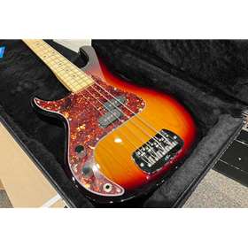 G&L SB-1 Left Handed, 3-Tone Sunburst, Maple Fretboard, Tort Pickguard