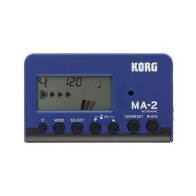 Korg MA2 Digital LCD Metronome, Blue/Black