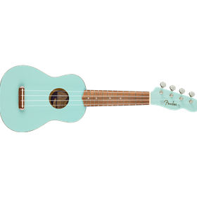 Venice Soprano Uke, Walnut Fingerboard, Daphne Blue