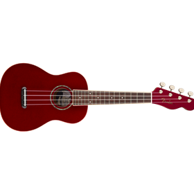 Zuma Classic Concert Uke, Walnut Fingerboard, Candy Apple Red