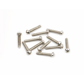 American Vintage Stratocaster® Saddle Intonation Screws, 4-40 X 5/8", Nickel (12)