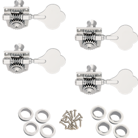 Player Series Bass Tuning Machines, Chrome, (4)