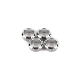 Bass Tuning Machine Bushings- Standard/Deluxe Series (Mexico), Chrome