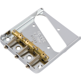 3-Saddle American Vintage "Hot Rod" Telecaster® Bridge Assembly with Compensated Brass Saddles, Nick