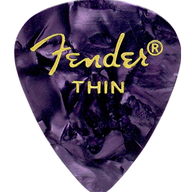 Premium Celluloid 351 Shape Picks, Thin, Purple Moto, 144-Pack