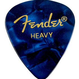 Premium Celluloid 351 Shape Picks, Heavy, Blue Moto, 144-Pack