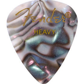 Premium Celluloid 351 Shape Picks, Heavy, Abalone, 144-Pack