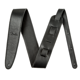 Artisan Crafted Leather Strap, 2.5" Black