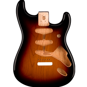 Classic Series 60's Stratocaster® SSS Alder Body Vintage Bridge Mount, 3-Color Sunburst
