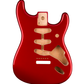 Classic Series 60's Stratocaster® SSS Alder Body Vintage Bridge Mount, Candy Apple Red