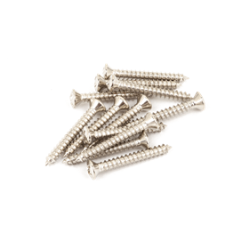 Vintage-Style Bass/Telecaster® Bridge/Strap Button Mounting Screws (12) (Phillips head) (Nickel)