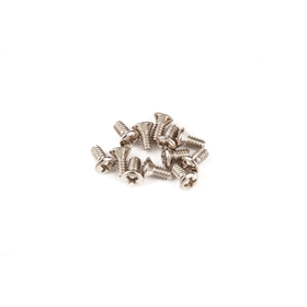 Slide Switch Mounting Screws - Jaguar®/Jazzmaster®, (4-40 X 1/4" philips), Nickel (12)