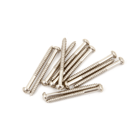 Pure Vintage Bass Pickup Mounting Screws, 4 x 1 1/4", (12)