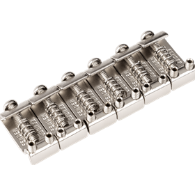 American Standard Stratocaster® Bridge Saddles ('08-Present), Nickel, Set of 6