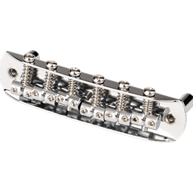 Mustang Fully-Adjustable Guitar Bridge, Chrome