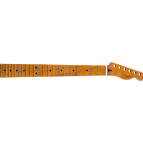 Roasted Maple Telecaster® Neck, 22 Jumbo Frets, 12", Maple, Flat Oval Shape