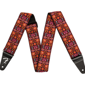 Festival Strap, Red Mosaic, 2"