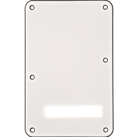 Backplate, Stratocaster®, White (W/B/W), 3-Ply