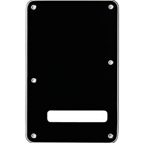 Backplate, Stratocaster®, Black (B/W/B), 3-Ply