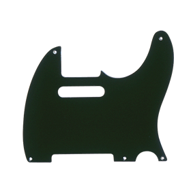 Pickguard, Telecaster®, 5-Hole Mount, Black, 1-Ply