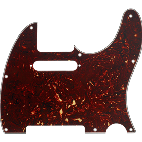 Pickguard, Telecaster® 8-Hole Mount, Tortoise Shell, 4-Ply