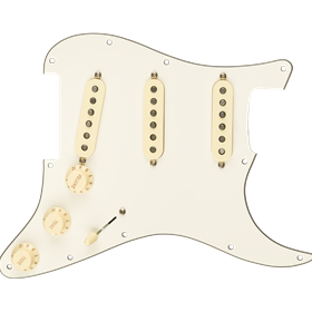 Pre-Wired Strat Pickguard, Original '57/'62 SSS, Parchment 11 Hole PG
