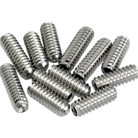 American Vintage Stratocaster®/Telecaster® Bridge Saddle Height Adjustment Screws (12) (Nickel)