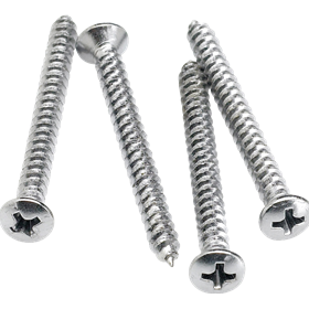 Neck Mounting Screws (4) (Chrome)