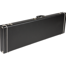 G&G Standard Precision®/Jazz® Bass Hardshell Case, Left Handed, Black with Black Acrylic Interior