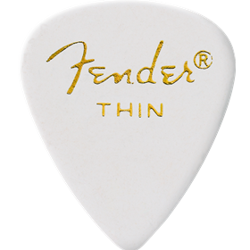 Classic Celluloid, White, 351 Shape, Thin, 12 Count
