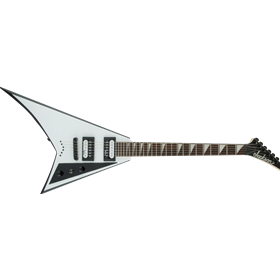 JS Series Rhoads JS32T, Amaranth Fingerboard, White with Black Bevels