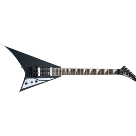 JS Series Rhoads JS32, Amaranth Fingerboard, Black with White Bevels