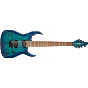 Pro Series Signature Misha Mansoor Juggernaut HT6QM, Caramelized Maple Fingerboard, Chlorine Burst