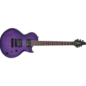 JS Series Monarkh SC JS22Q, Amaranth Fingerboard, Transparent Purple Burst
