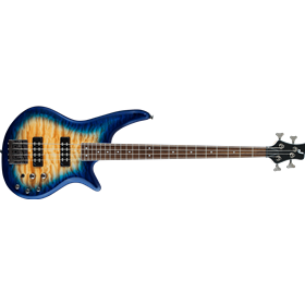 JS Series Spectra Bass JS3Q, Laurel Fingerboard, Amber Blue Burst