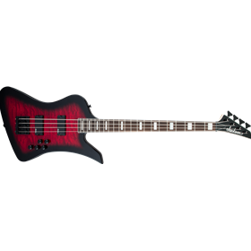 JS Series Kelly™ Bird JS3Q, Amaranth Fingerboard, Transparent Red Burst