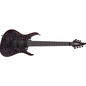 USA Signature Chris Broderick Soloist™ 7, Ebony Fingerboard, Transparent Black