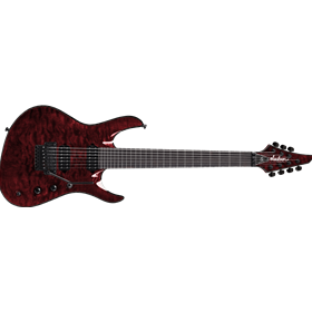 USA Signature Chris Broderick Soloist™ 7, Ebony Fingerboard, Transparent Red